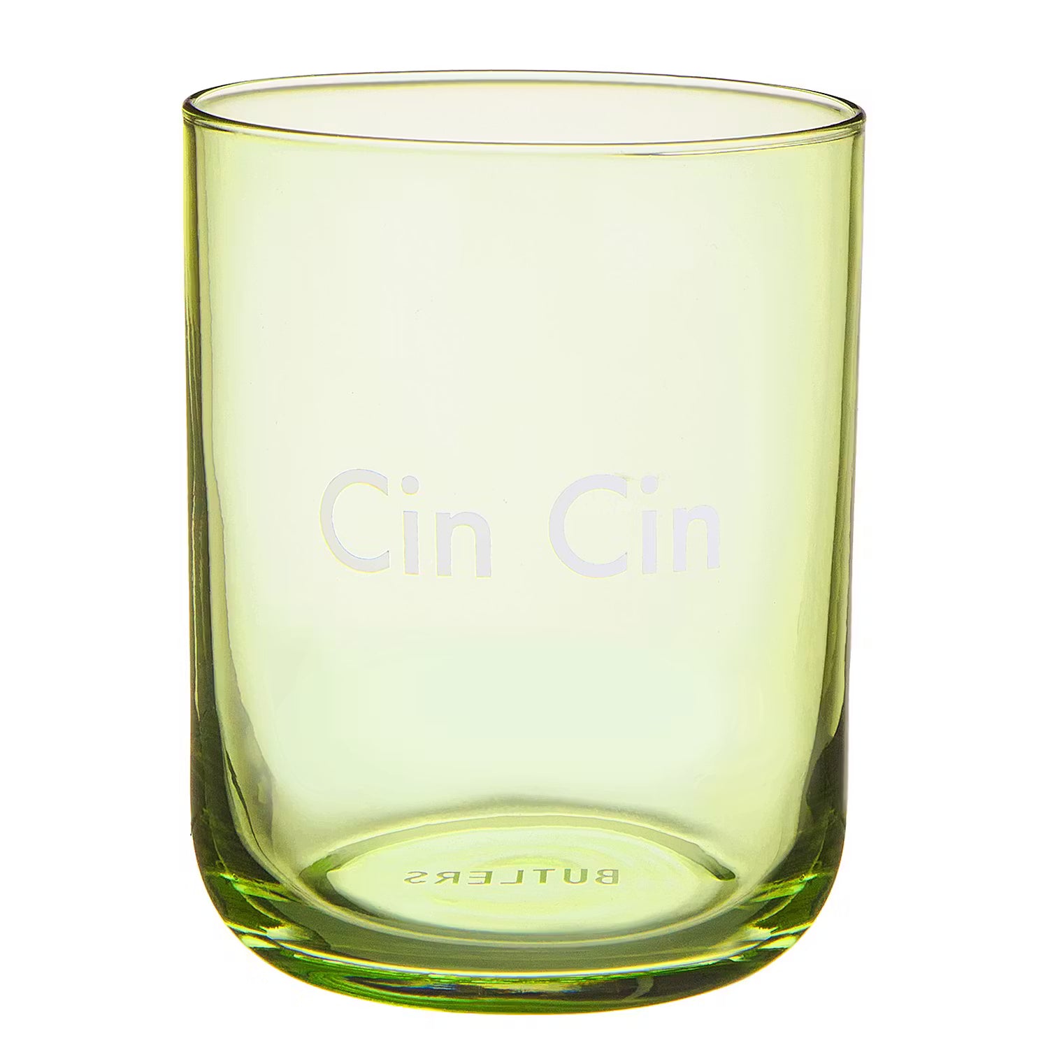 COLORATA Trinkglas Cin Cin 6er-Set - Glas - Grün