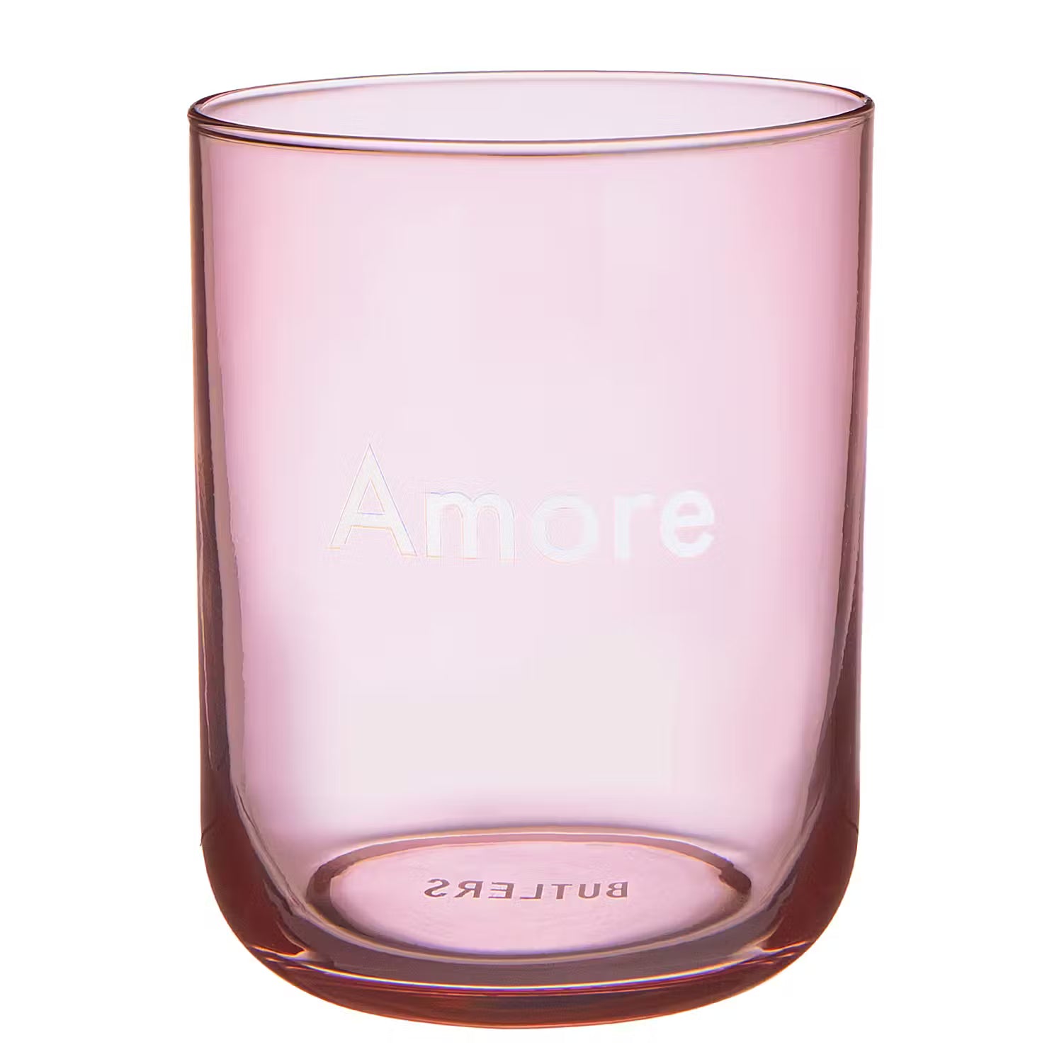 COLORATA Trinkglas Amore 6er-Set - Glas - Rosa