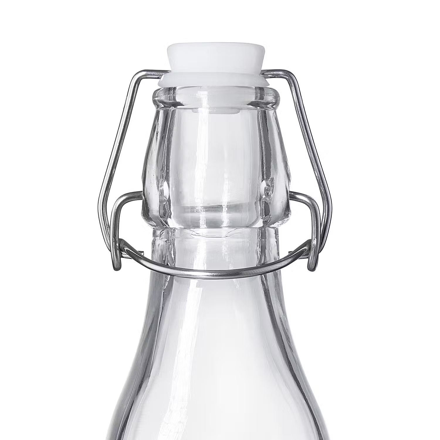 SWING Flasche 6er-Set - Glas / Edelstahl / Kunststoff - Transparent - Fassungsvermögen: 0.25 L