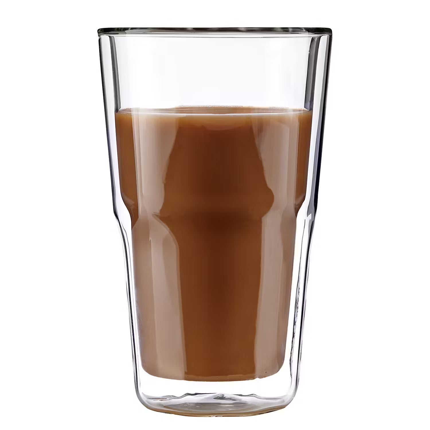 HOT & COLD Trinkglas doppelwandig 6er-Set - Borosilikatglas - Transparent - Fassungsvermögen: 0.35 L