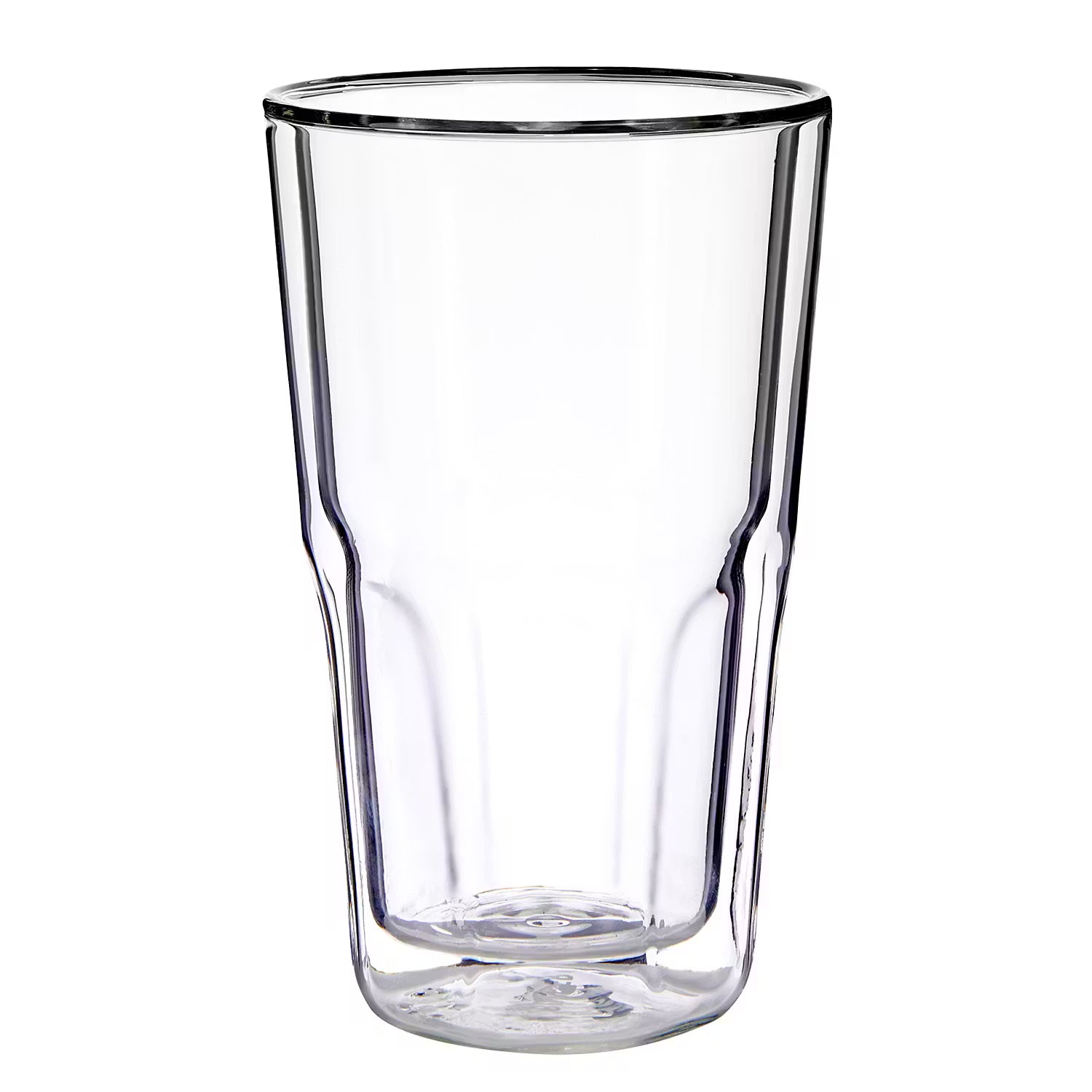 HOT & COLD Trinkglas doppelwandig 6er-Set - Borosilikatglas - Transparent - Fassungsvermögen: 0.35 L
