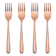 QUEENS Kuchengabel 5er-Set - Edelstahl - Rosa