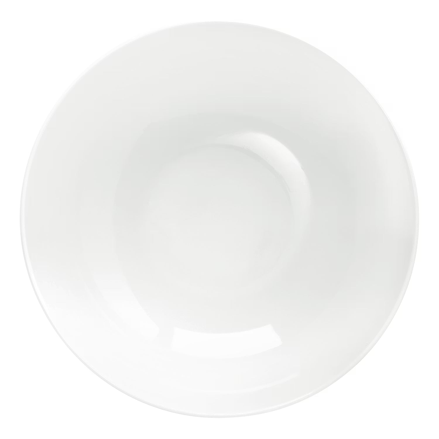 PURO Salatschale 6er-Set - Qualitätsporzellan - Weiß - Fassungsvermögen: 2.9 L