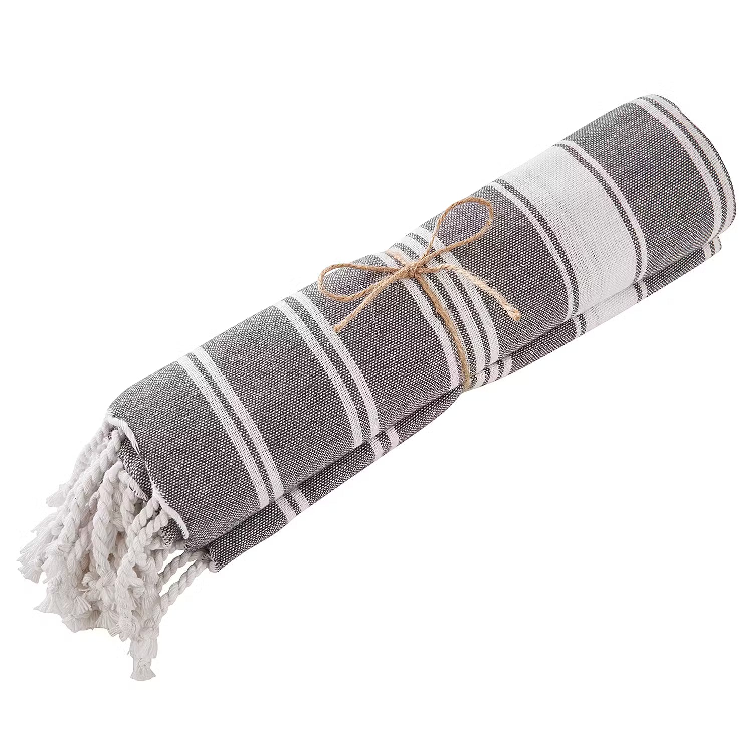 SURFSIDE Hamamtuch 5er-Set - Baumwolle - Anthrazit