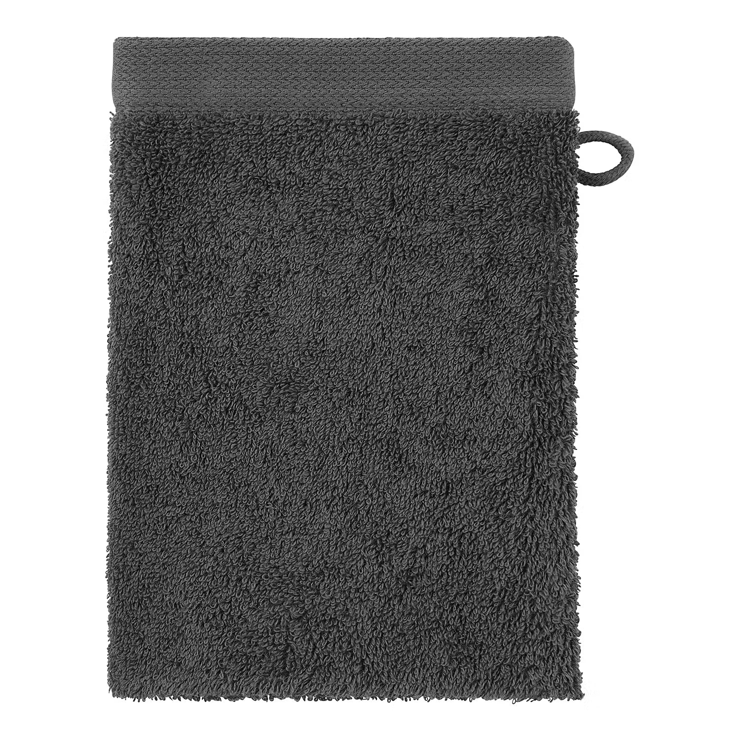 FABULOUS Waschhandschuh 6er-Set - Baumwolle - Dunkelgrau