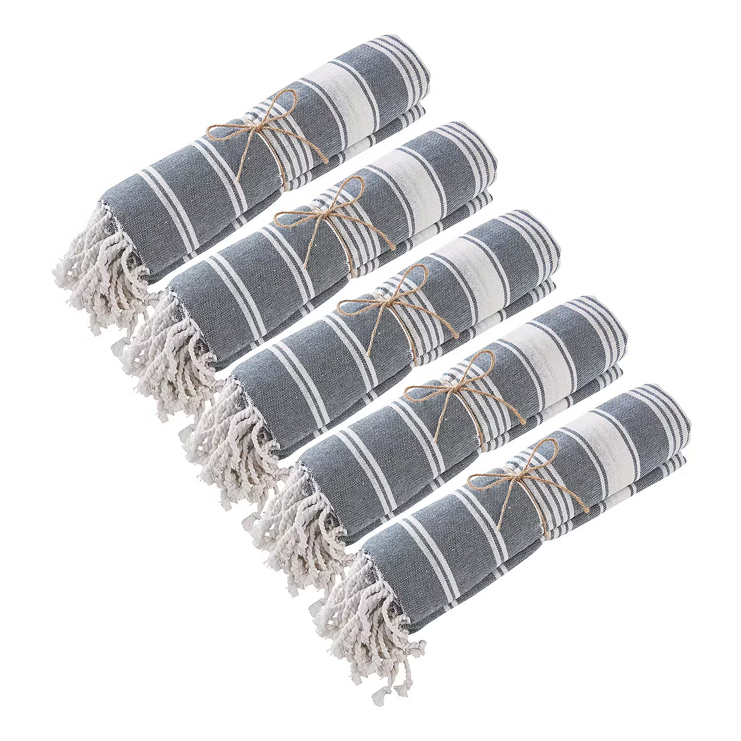 SURFSIDE Hamamtuch 5er-Set - Baumwolle - Blau