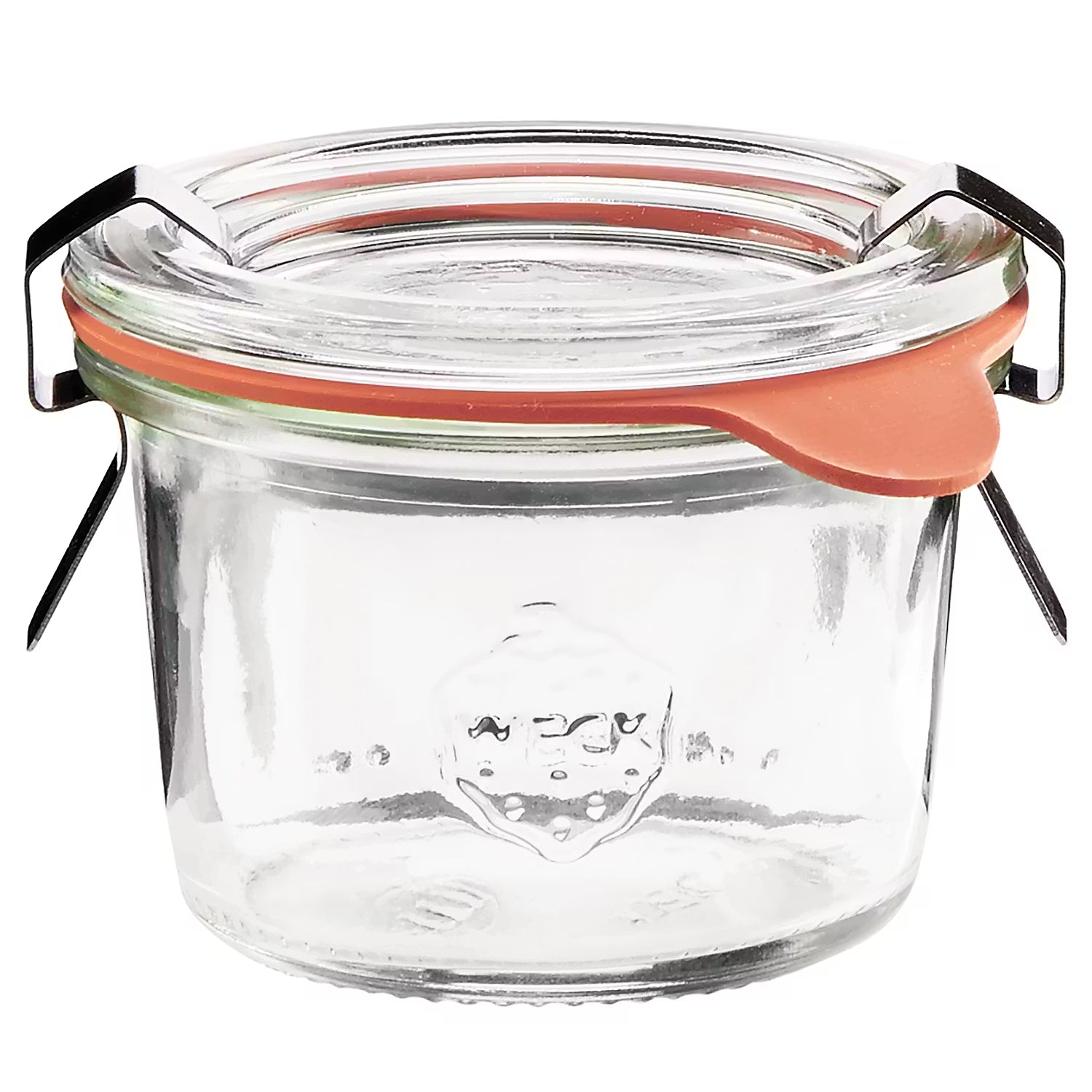 WECK Einmachglas 12er-Set - Glas / Edelstahl / Gummi - Transparent