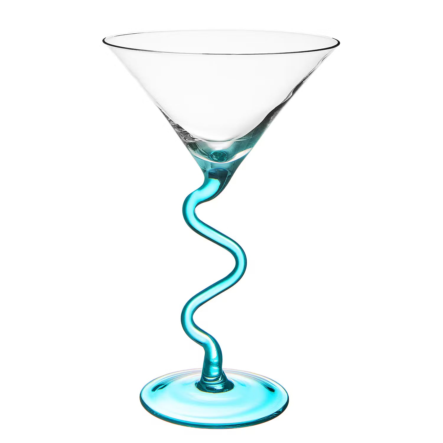 CANTARE Martiniglas 4er-Set - Glas - Türkis
