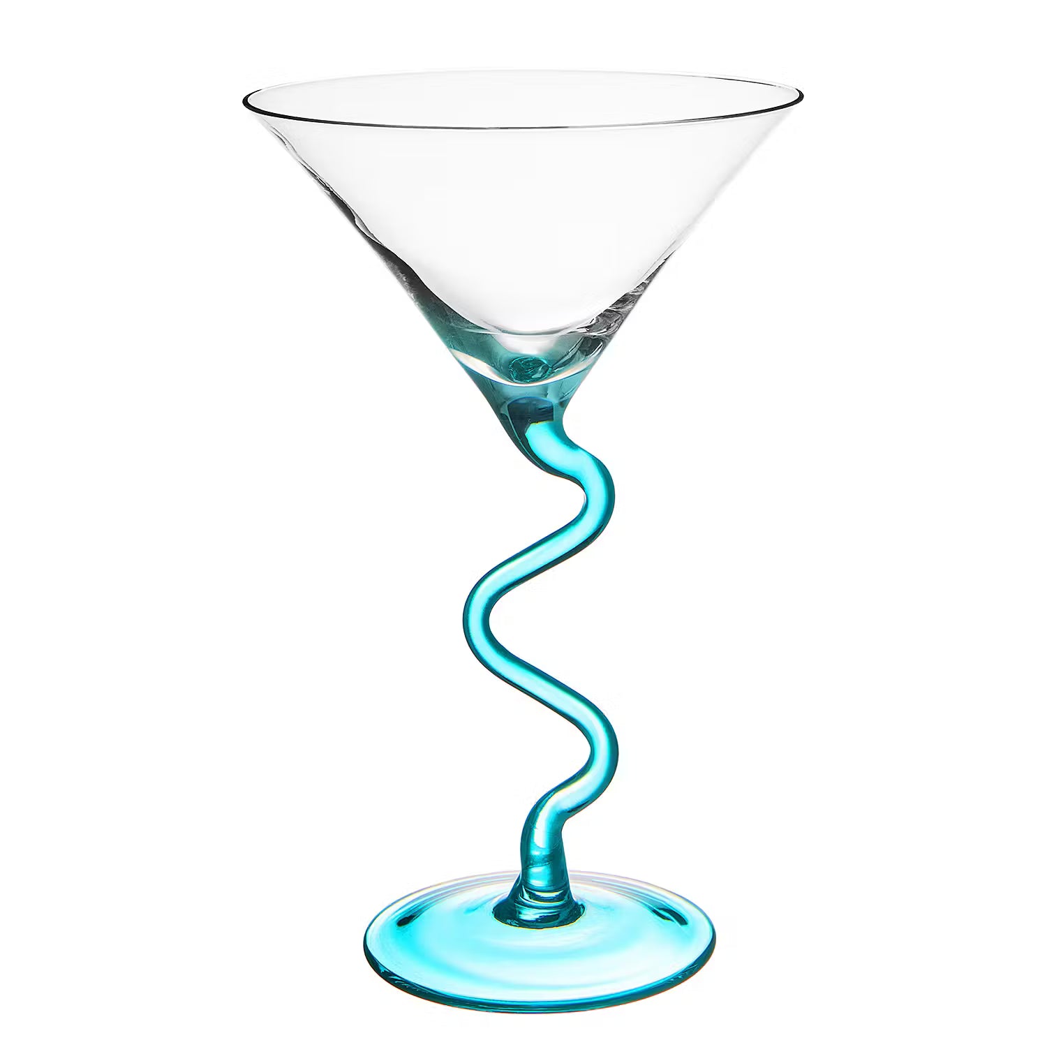 CANTARE Martiniglas 4er-Set - Glas - Türkis