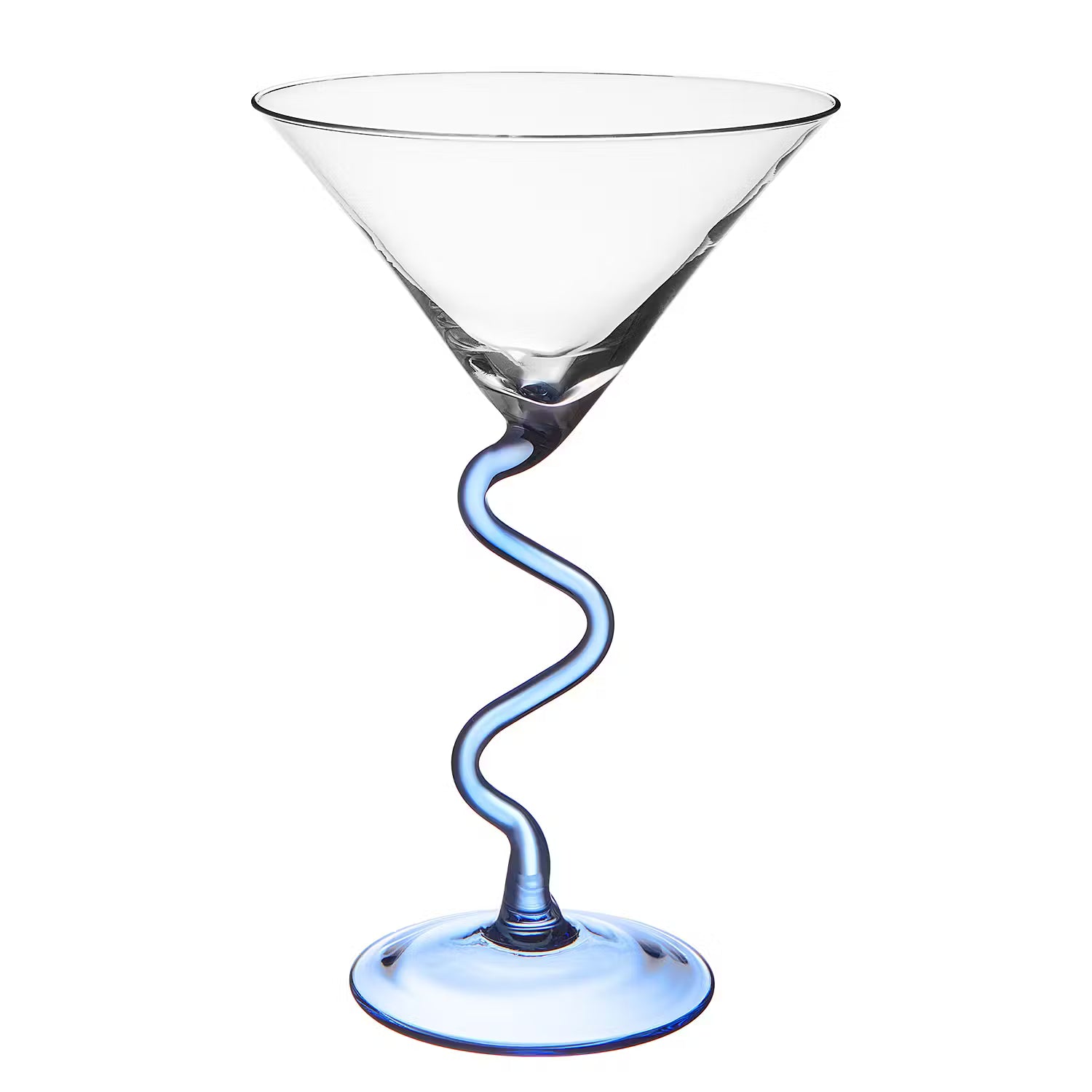 CANTARE Martiniglas 4er-Set - Glas - Dunkelblau