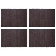 FARMHOUSE Platzset 4er-Set - Jute - Anthrazit