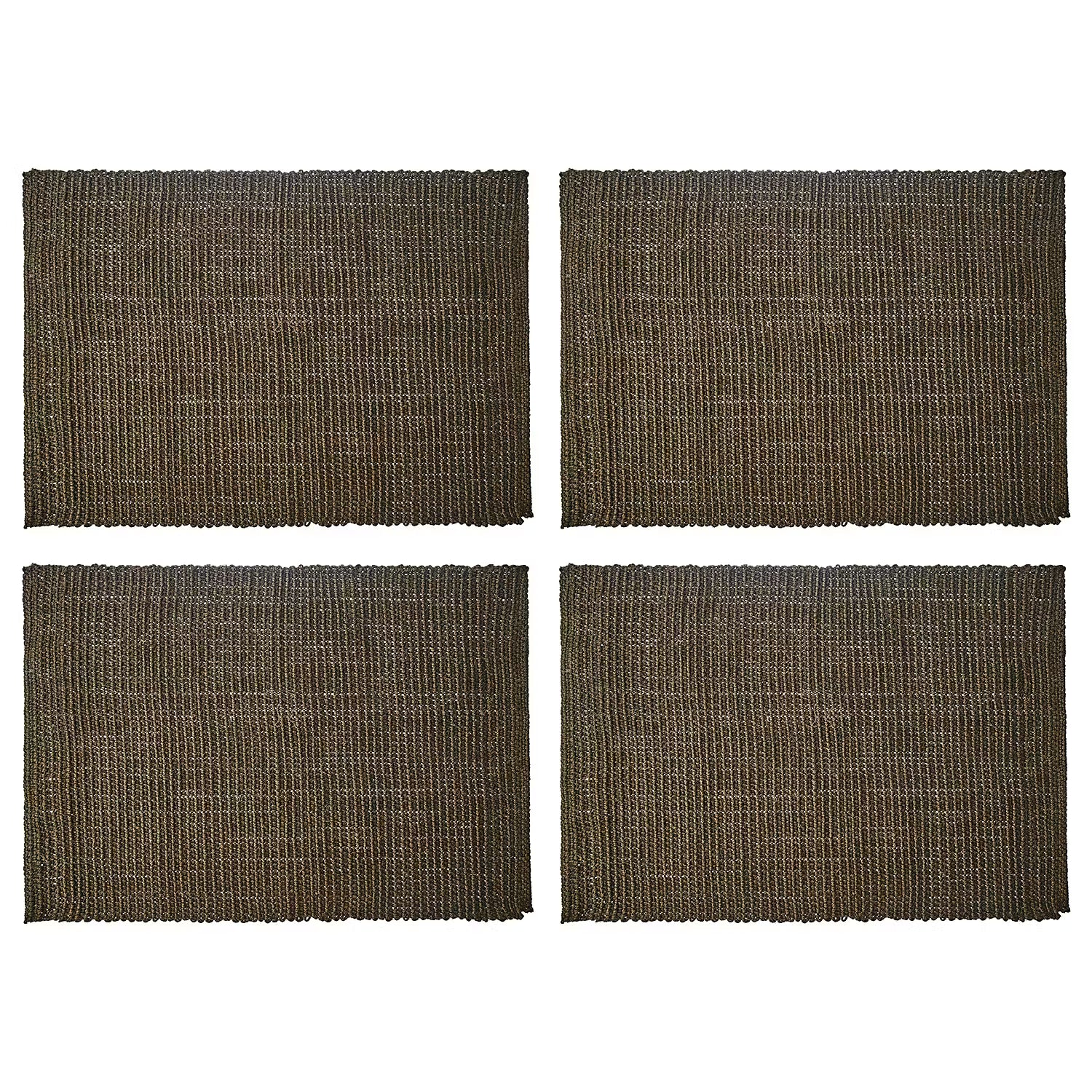 FARMHOUSE Platzset 4er-Set - Jute - Grün