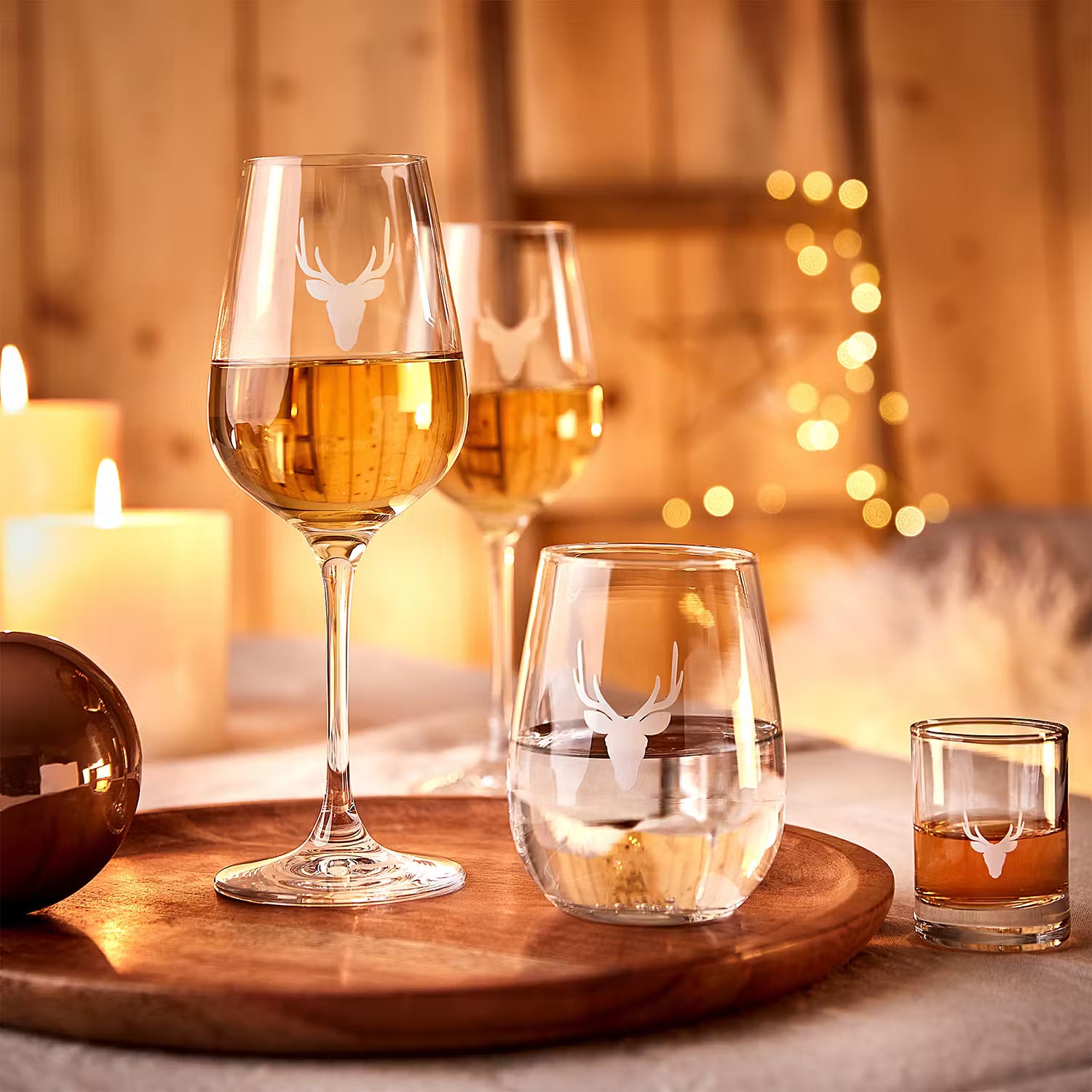 MOUNTAIN LOVE Weinglas 6er-Set - Glas - Transparent