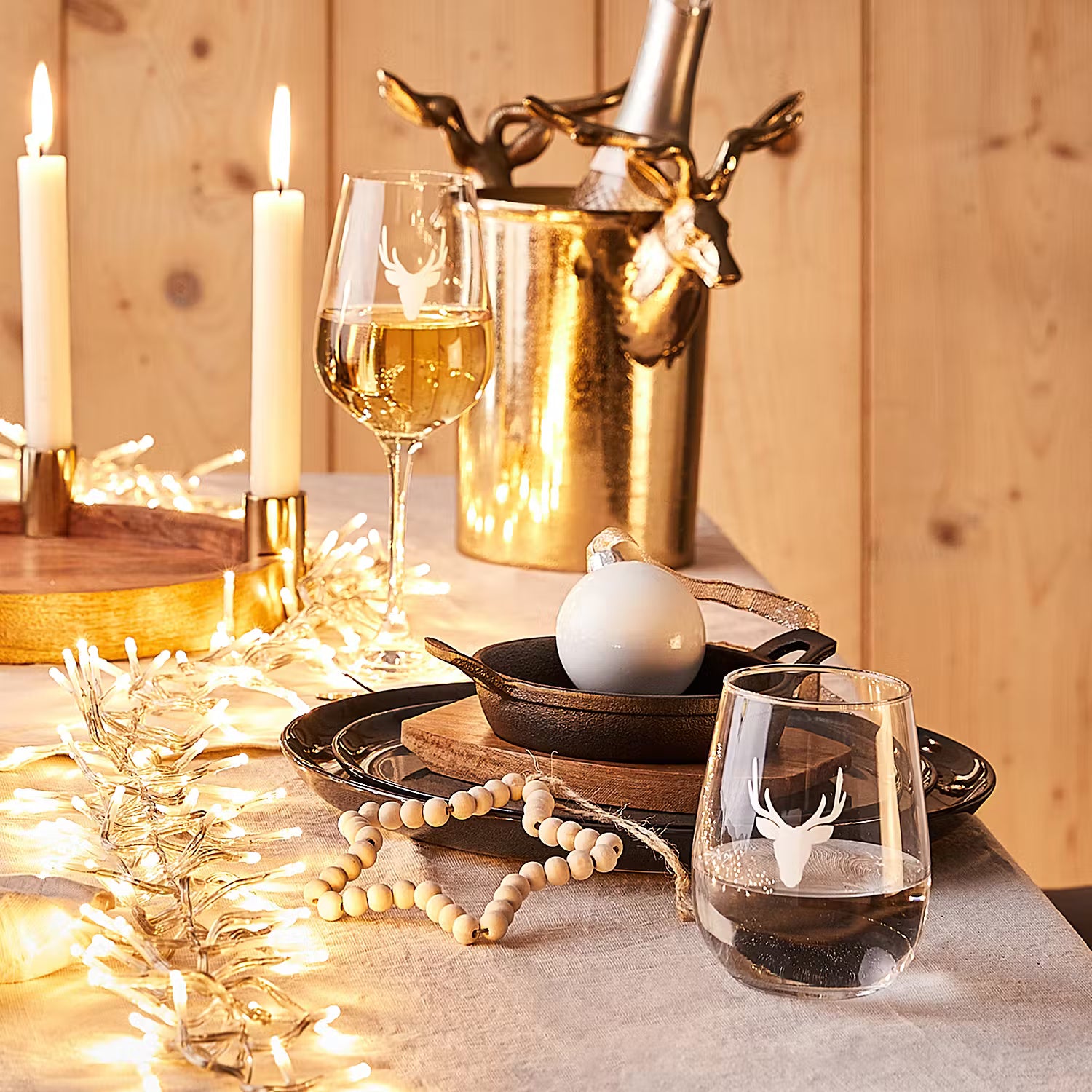 MOUNTAIN LOVE Weinglas 6er-Set - Glas - Transparent