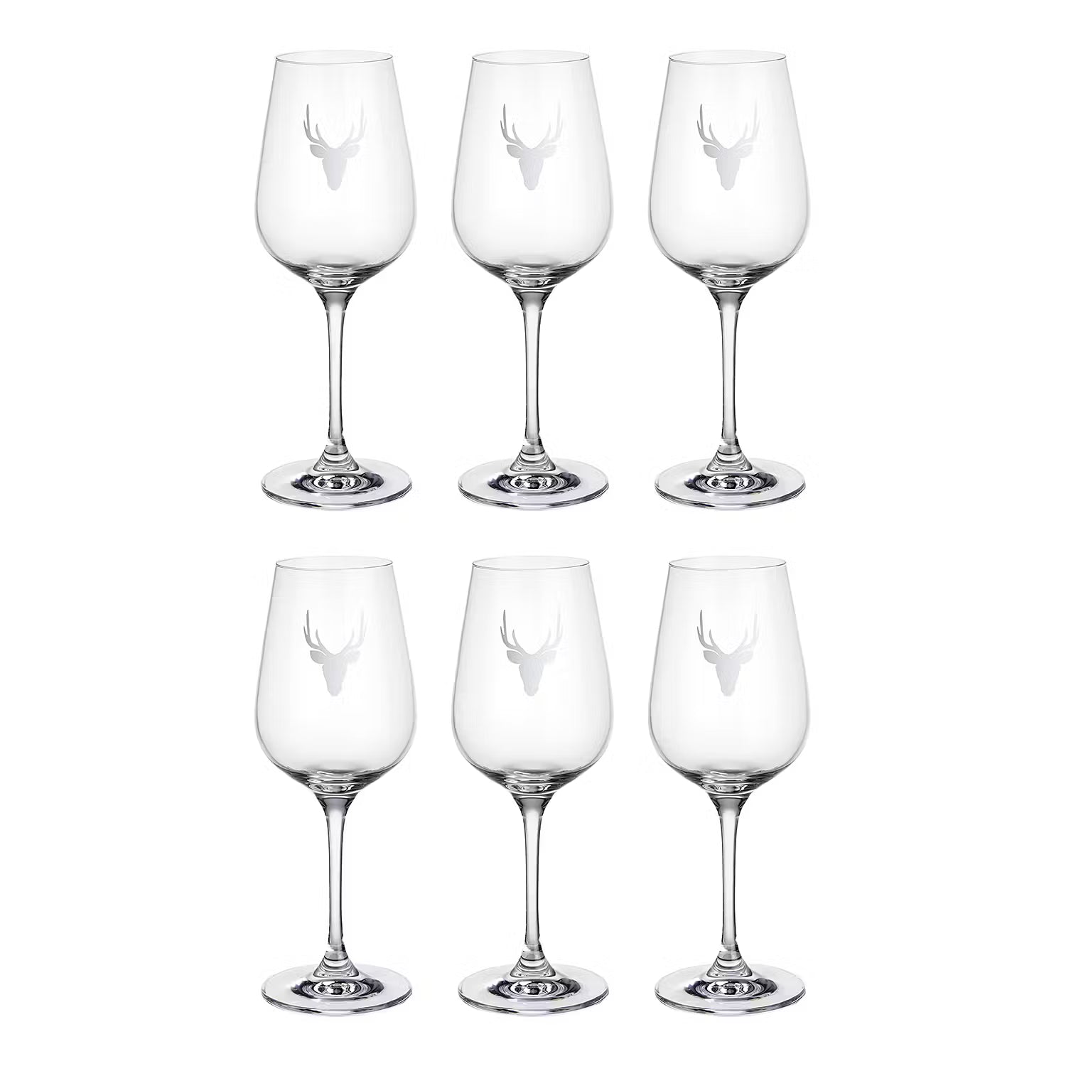 MOUNTAIN LOVE Weinglas 6er-Set - Glas - Transparent