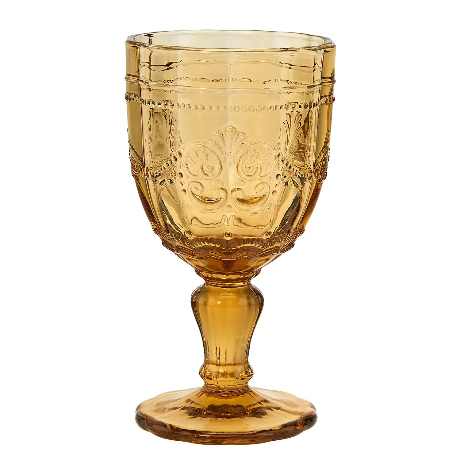VICTORIAN Trinkglas 6er-Set - Glas - Orange