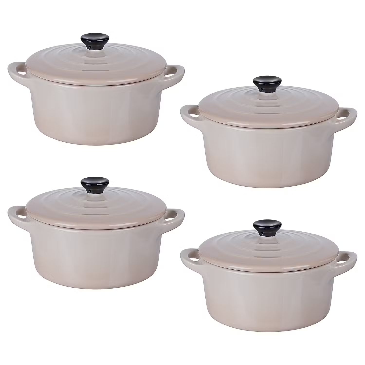 C'EST SI BON Mini-Auflaufform 4er-Set - Steinzeug - Beige