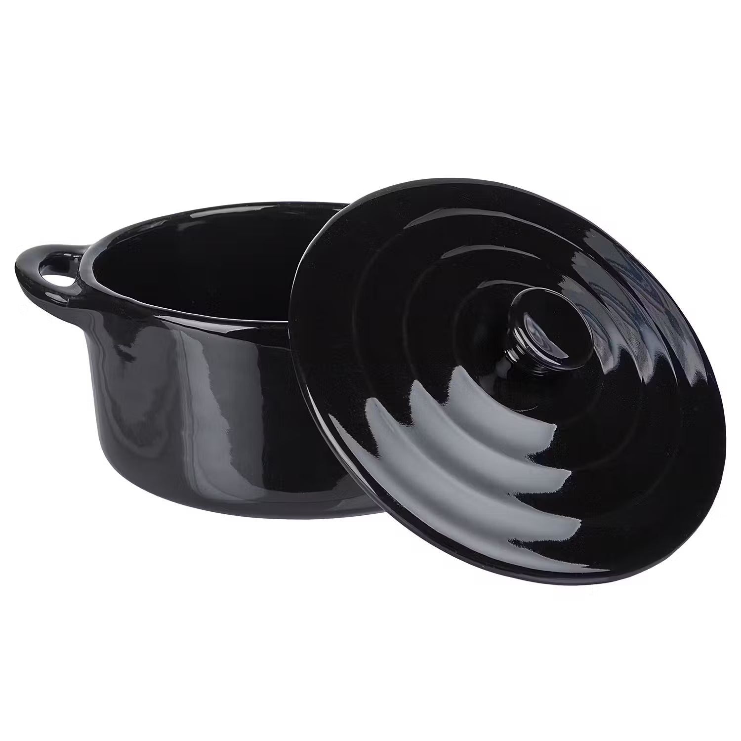 C'EST SI BON Mini-Auflaufform 4er-Set - Steinzeug - Schwarz