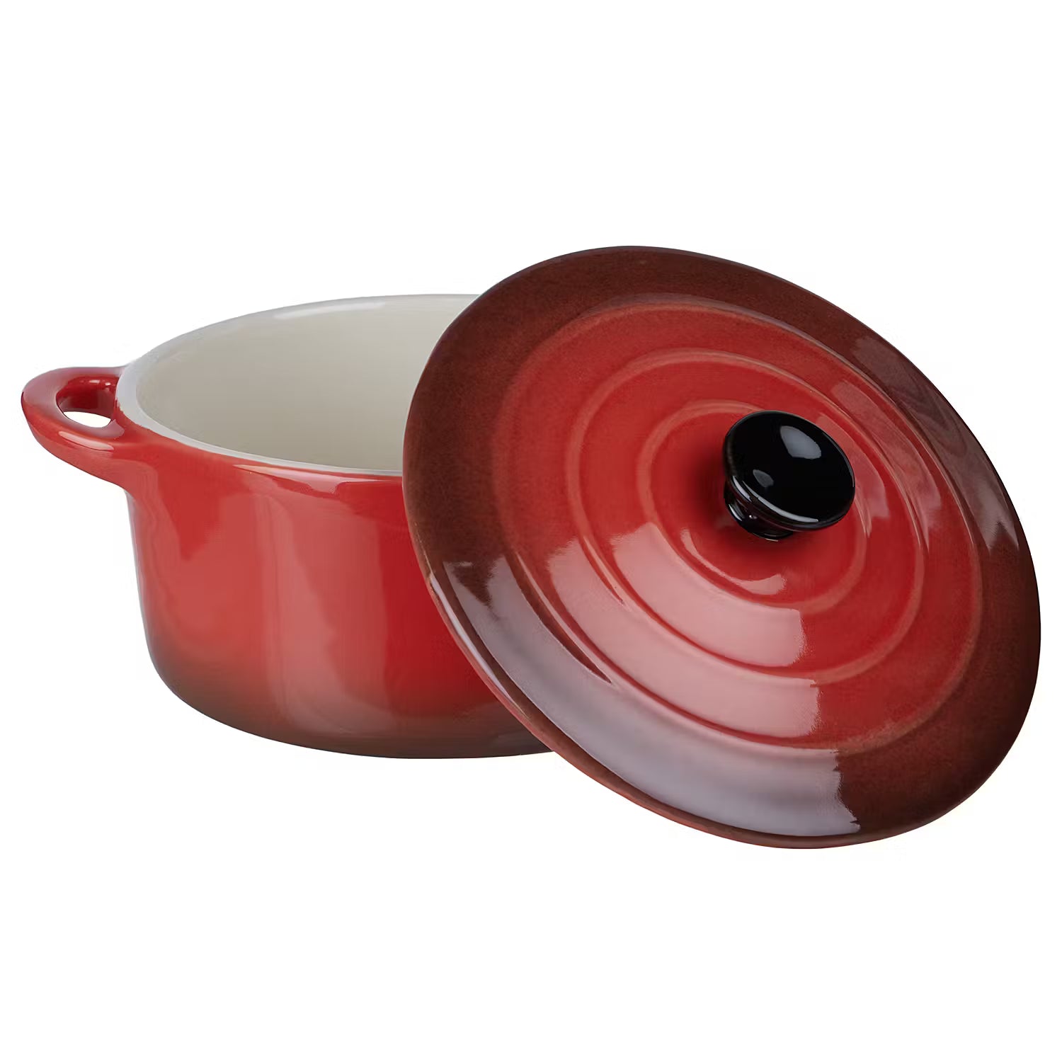 C'EST SI BON Mini-Auflaufform 4er-Set - Steinzeug - Rot