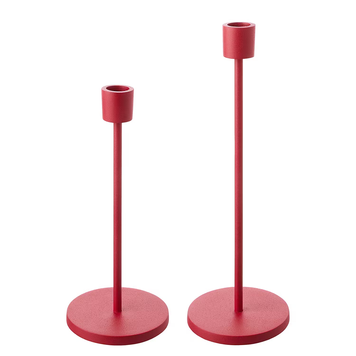HIGHLIGHT Kerzenhalter-Set 2-tlg. - Aluminium - Pink