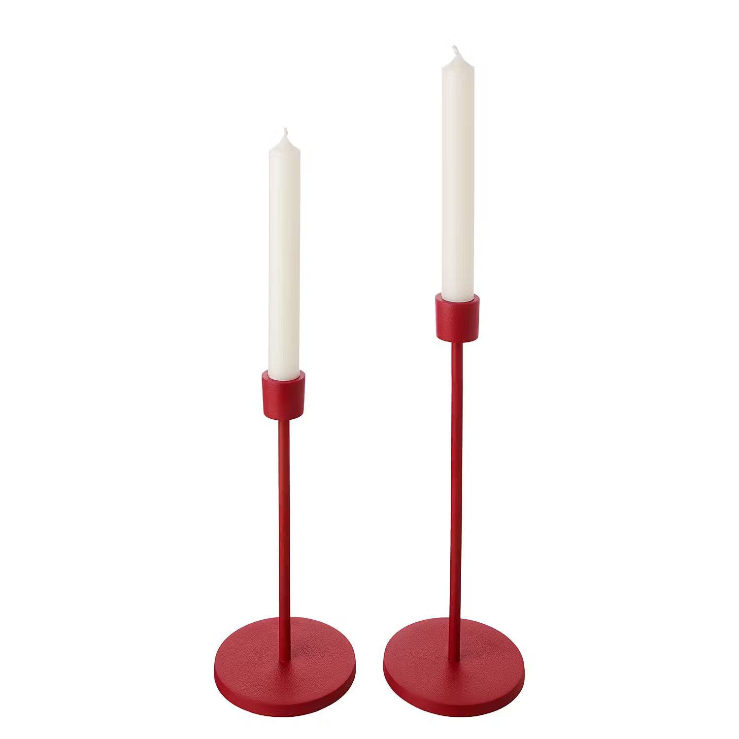 HIGHLIGHT Kerzenhalter-Set 2-tlg. - Aluminium - Pink