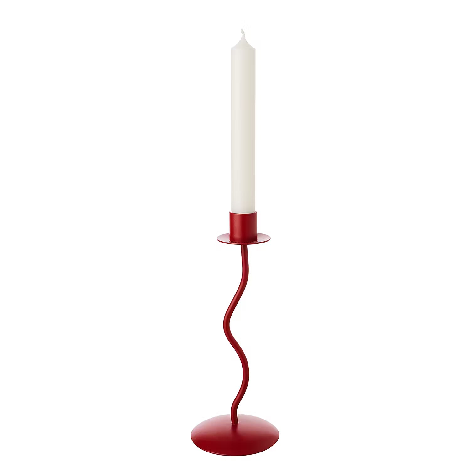 HIGHLIGHT Kerzenhalter-Set 2-tlg. - Aluminium - Dunkelrot