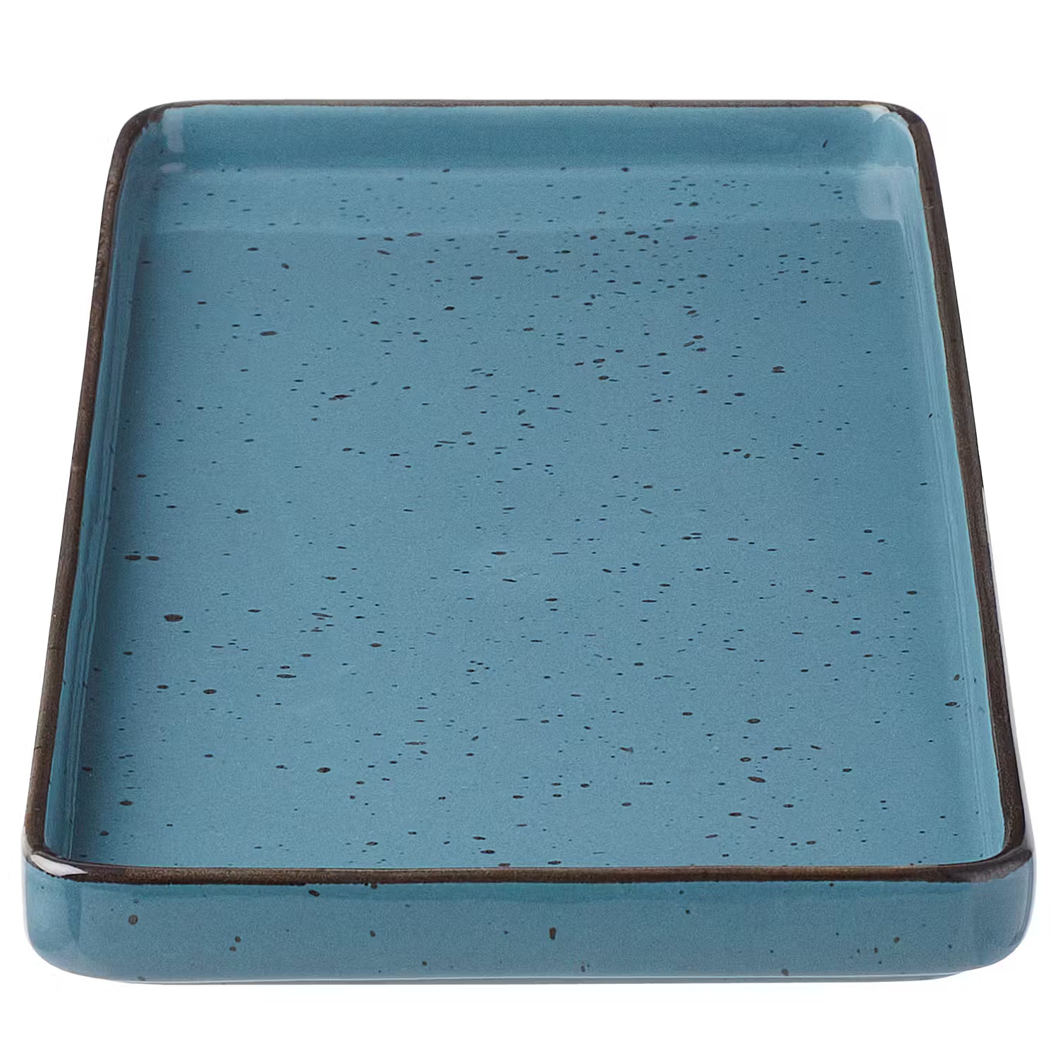 FINCA Dinnerteller 4er-Set - Porzellan - Blau - 15 x 34 cm