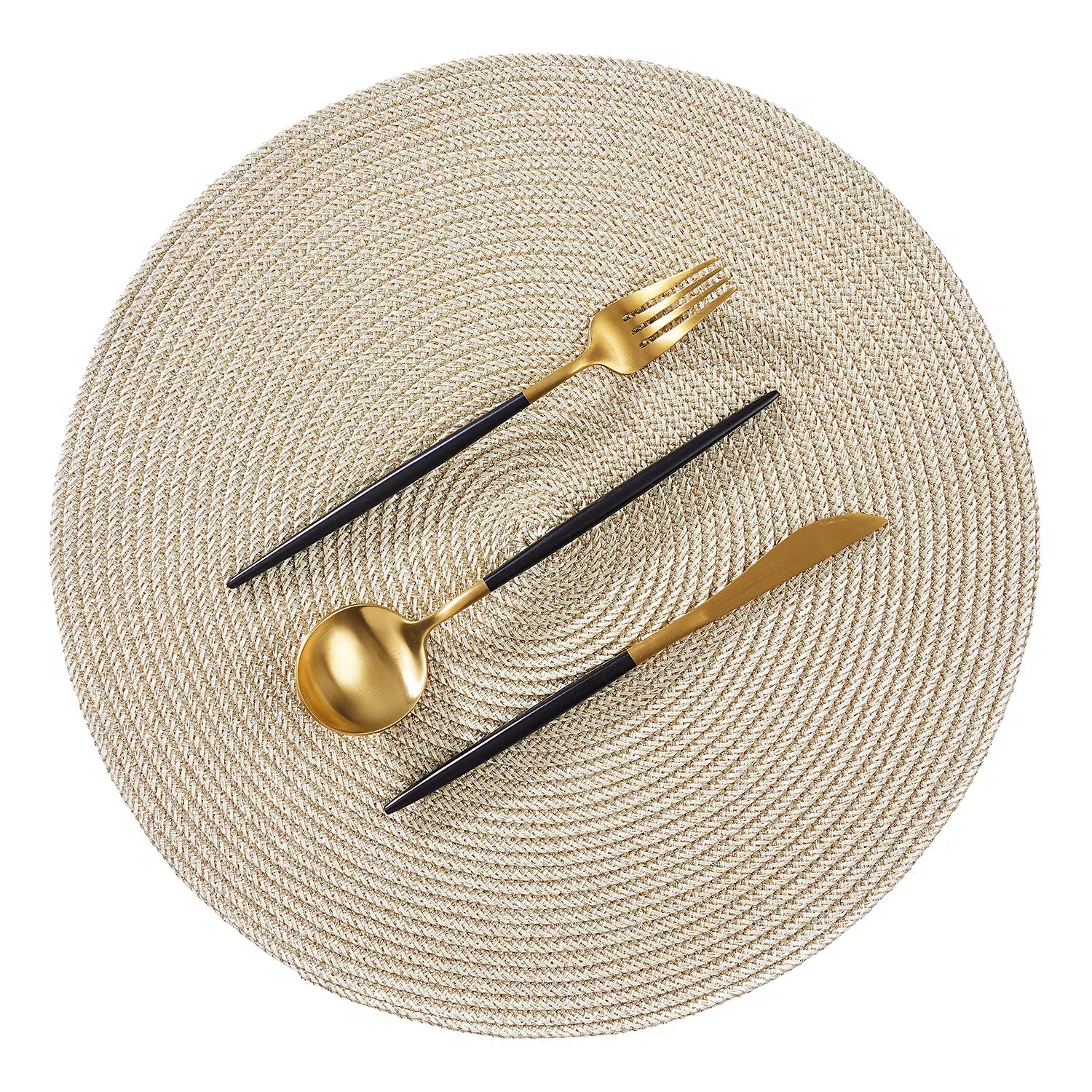 AMBIENTE Tischset 6er-Set - Polypropylen / Polyethylenterephthalat - Gold