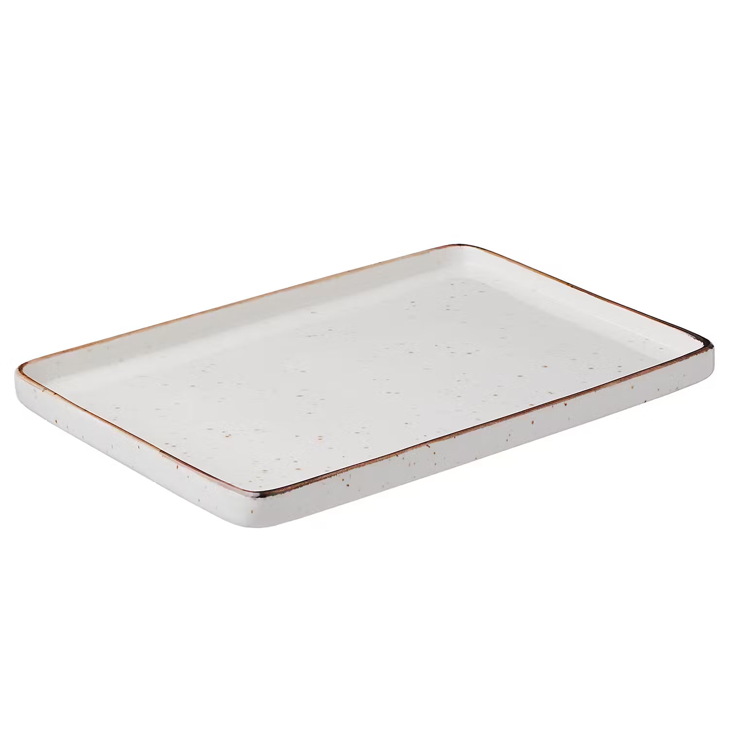 FINCA Dinnerteller 4er-Set - Porzellan - Weiß - 22 x 32 cm