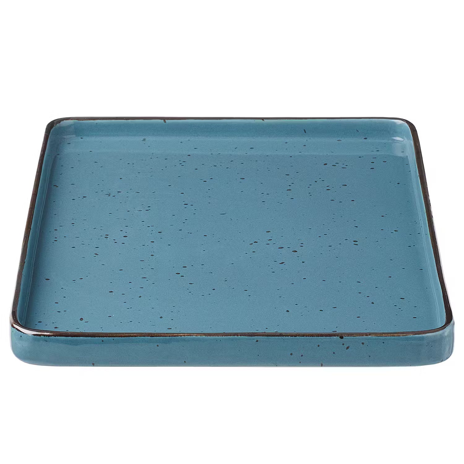 FINCA Dinnerteller 4er-Set - Porzellan - Blau - 22 x 32 cm
