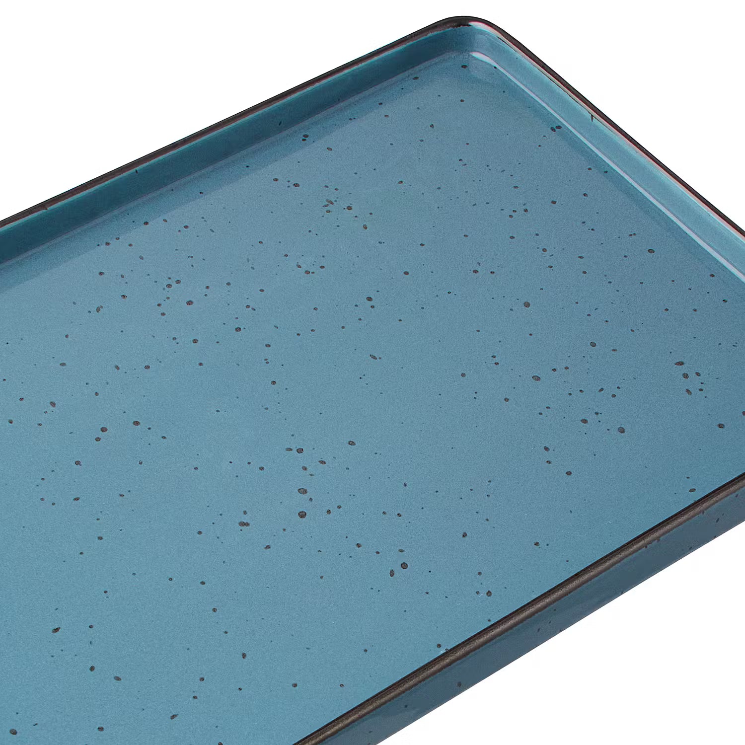 FINCA Dinnerteller 4er-Set - Porzellan - Blau - 22 x 32 cm