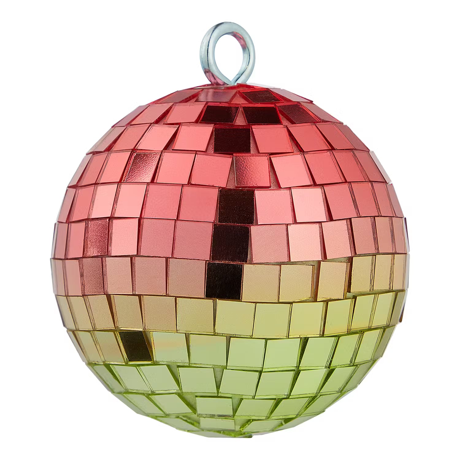 DISCO Spiegelkugel - Polystyrene /  Glas / Eisen - Pink - Durchmesser: 8 cm