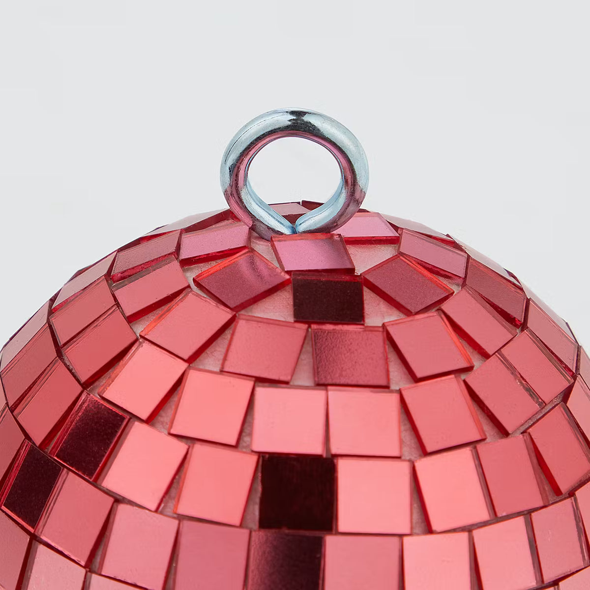 DISCO Spiegelkugel - Polystyrene /  Glas / Eisen - Pink - Durchmesser: 8 cm