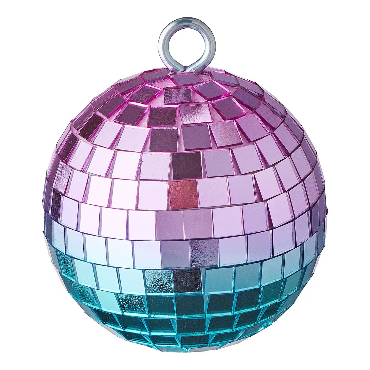 DISCO Spiegelkugel - Polystyrene /  Glas / Eisen - Violett - Durchmesser: 8 cm