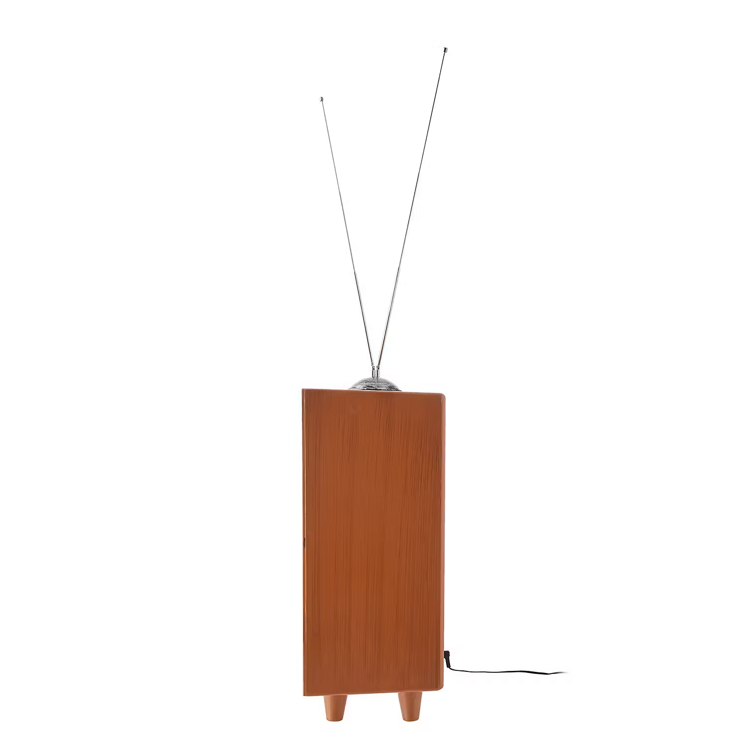 TV SANTA Retro TV LED - Polyethylen / Polyresin - Braun