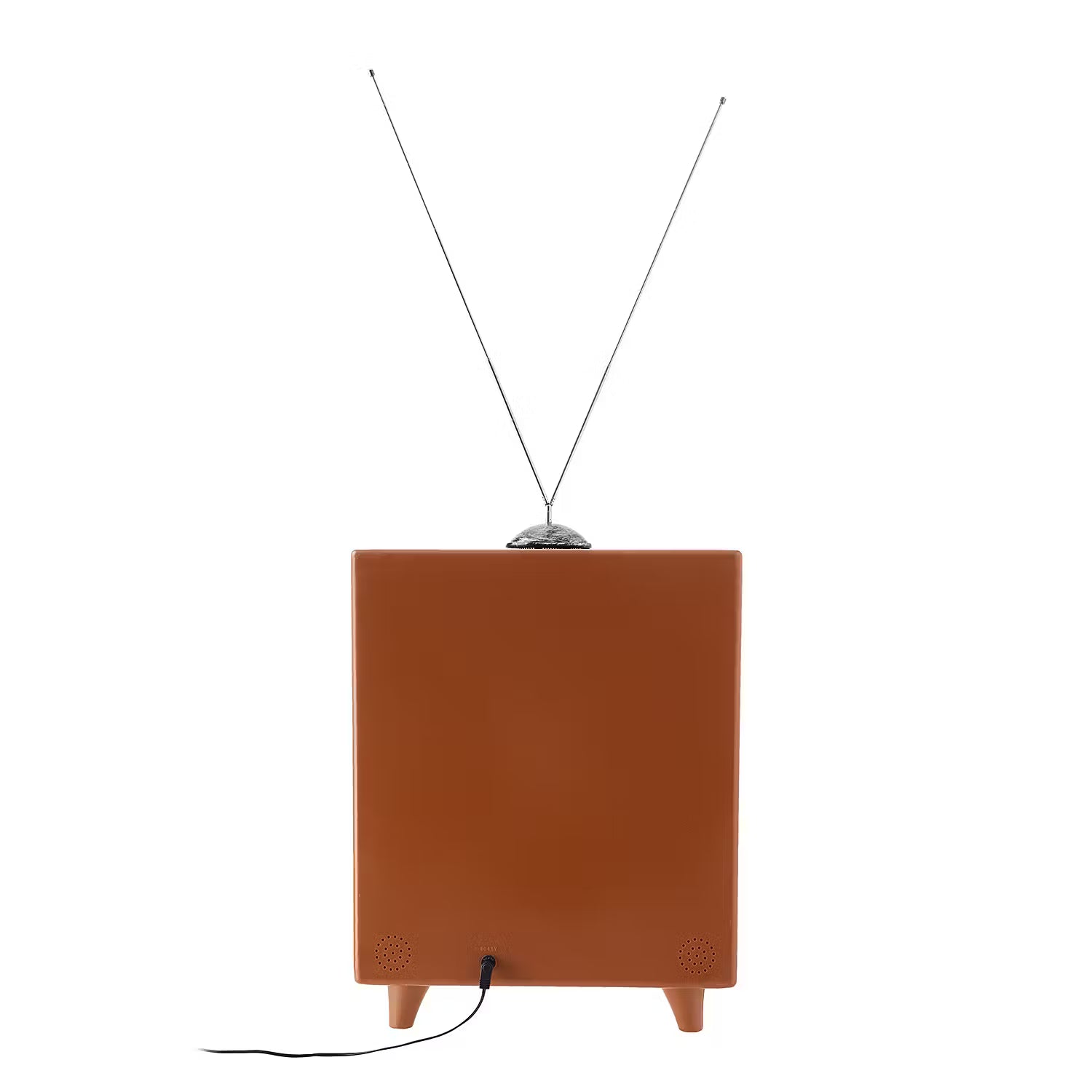 TV SANTA Retro TV LED - Polyethylen / Polyresin - Braun