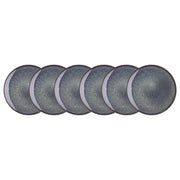 COSMOS Teller 6er-Set - Steinzeug - Blau - Durchmesser: 22 cm