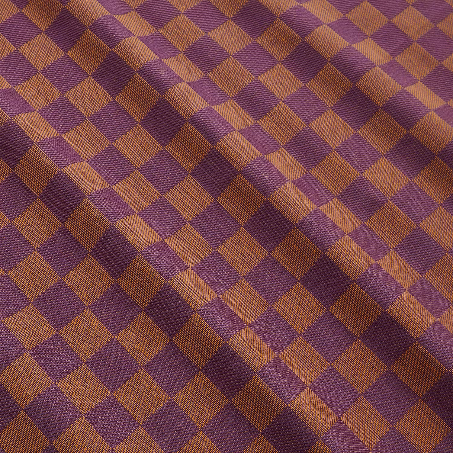 CHECKER STYLE Küchentuch 3er-Set - Baumwolle - Violett