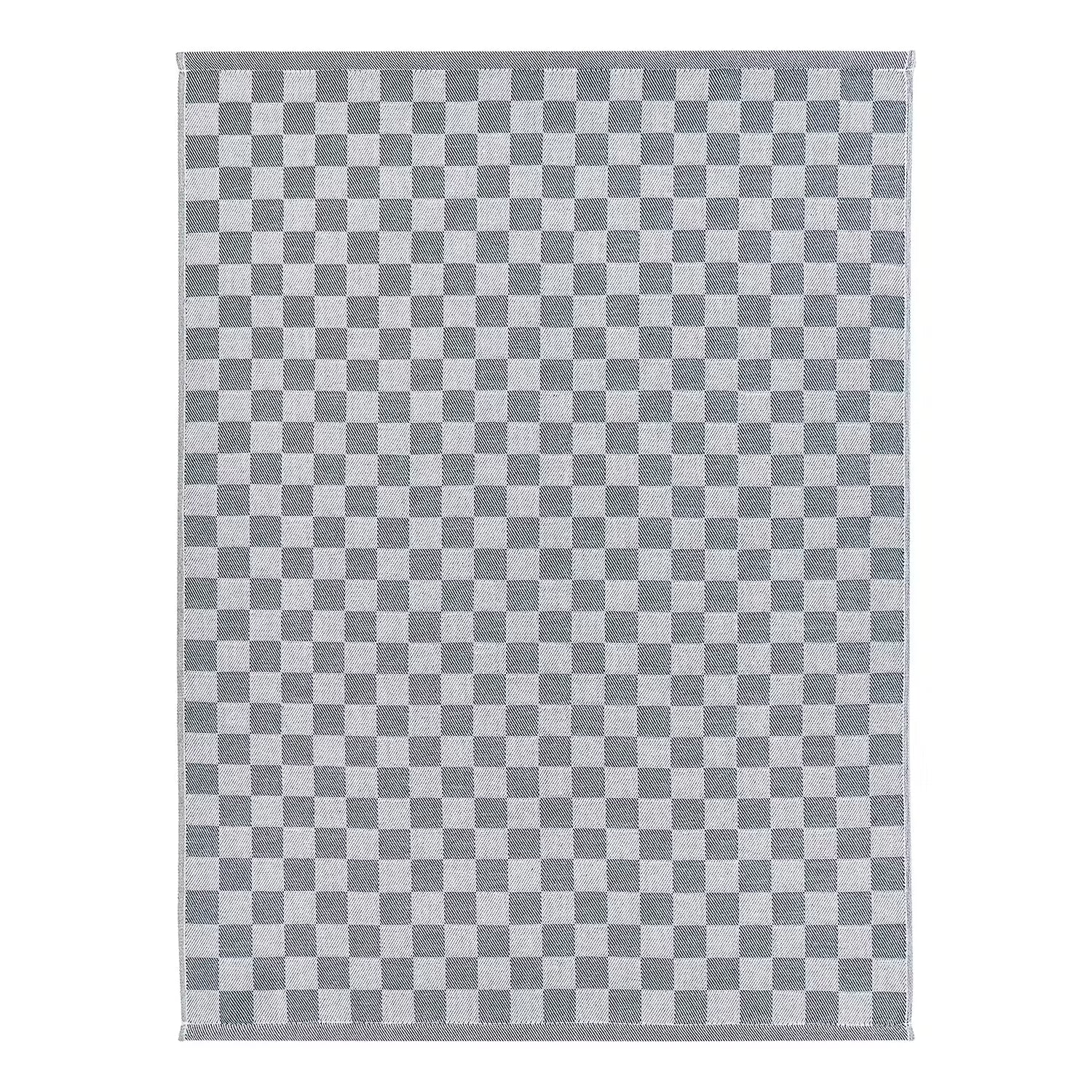 CHECKER STYLE Küchentuch 3er-Set - Baumwolle - Dunkelgrün