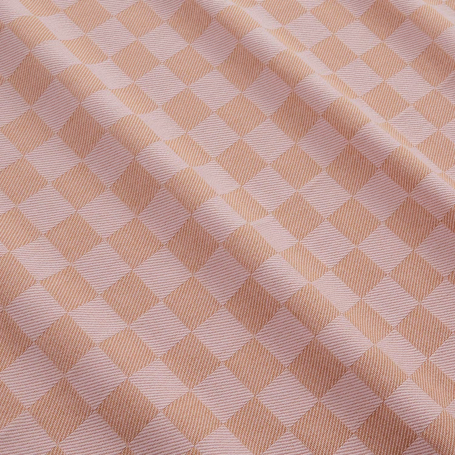 CHECKER STYLE Küchentuch 3er-Set - Baumwolle - Beige