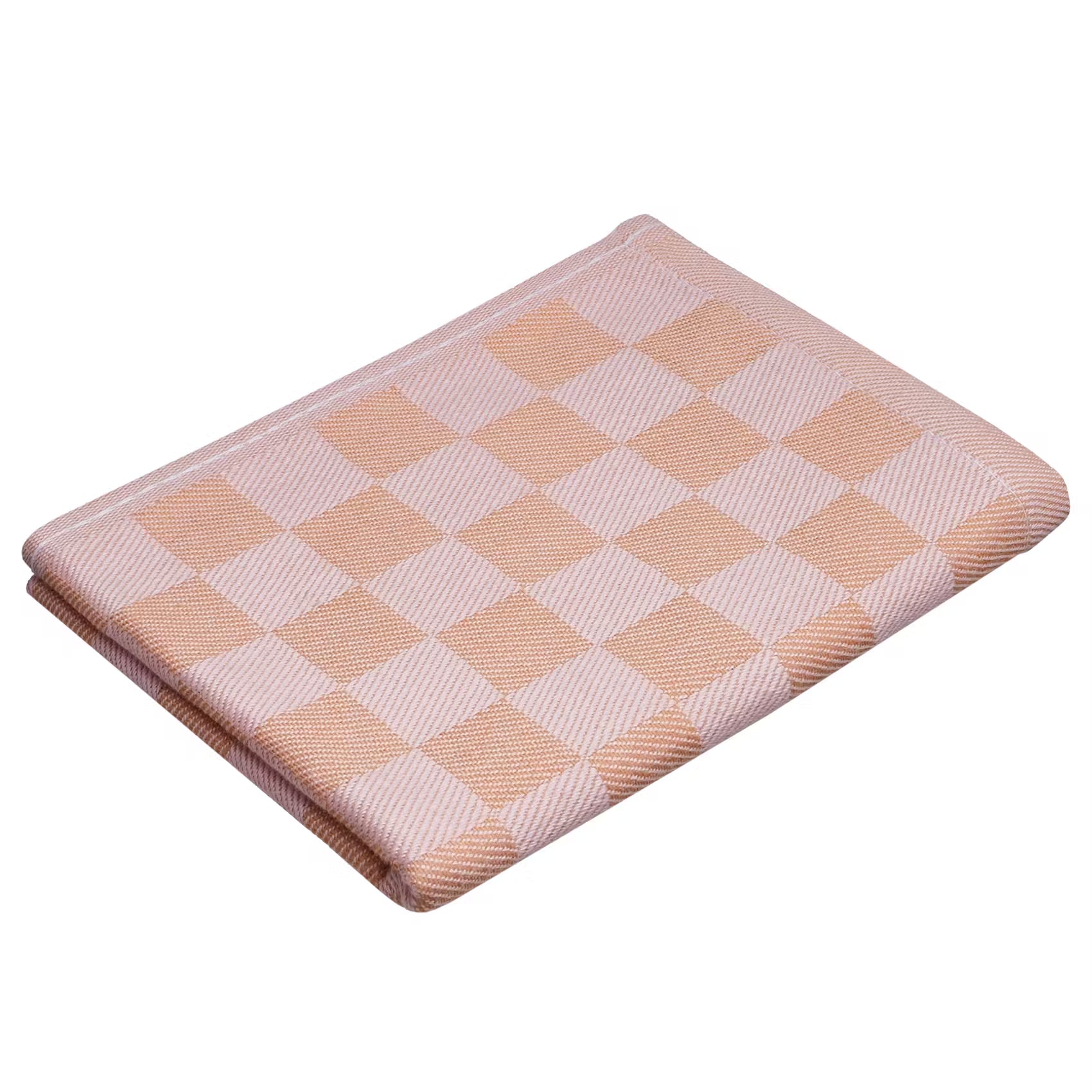 CHECKER STYLE Küchentuch 3er-Set - Baumwolle - Beige
