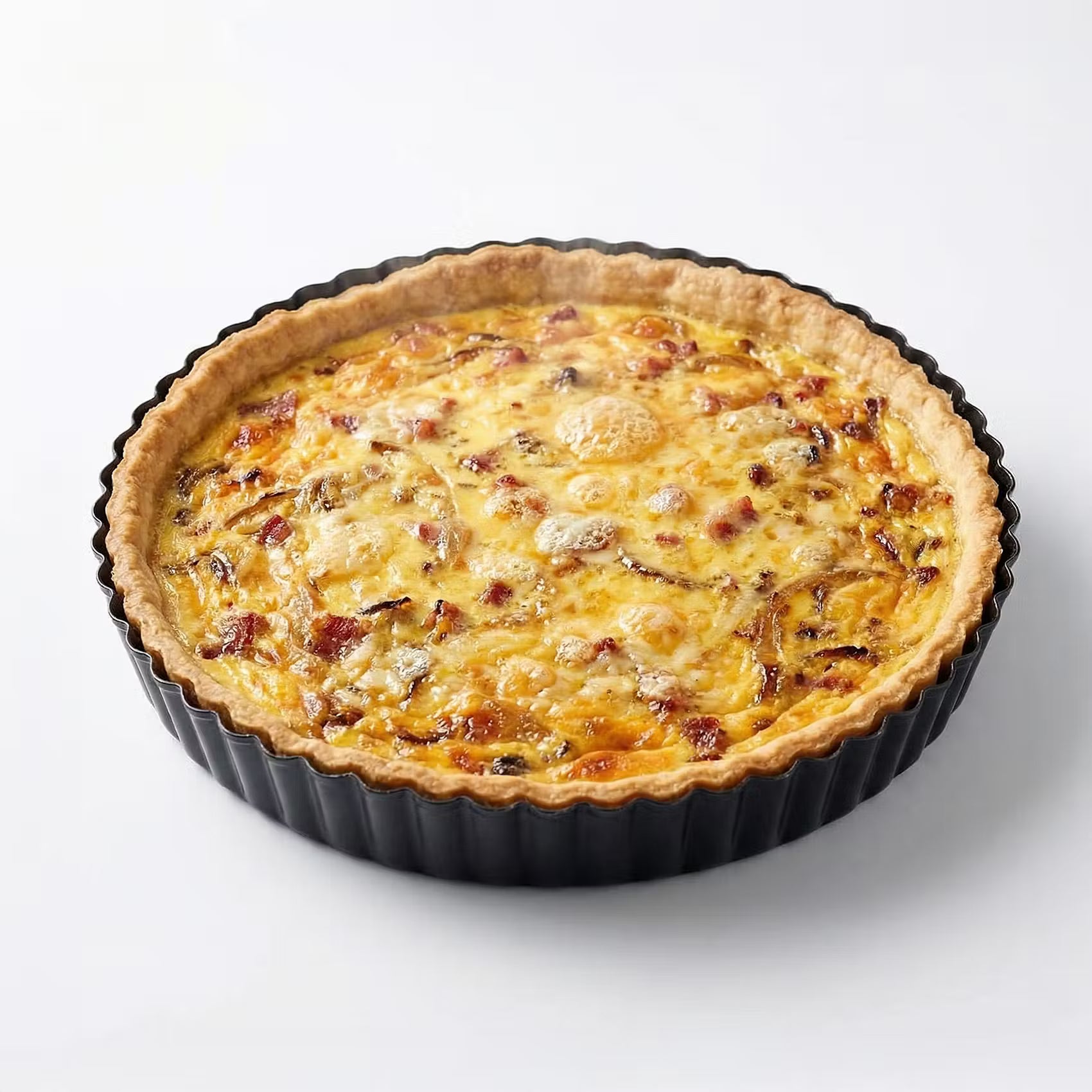 A LA TARTE Quiche-Backform - Karbonstahl - Schwarz