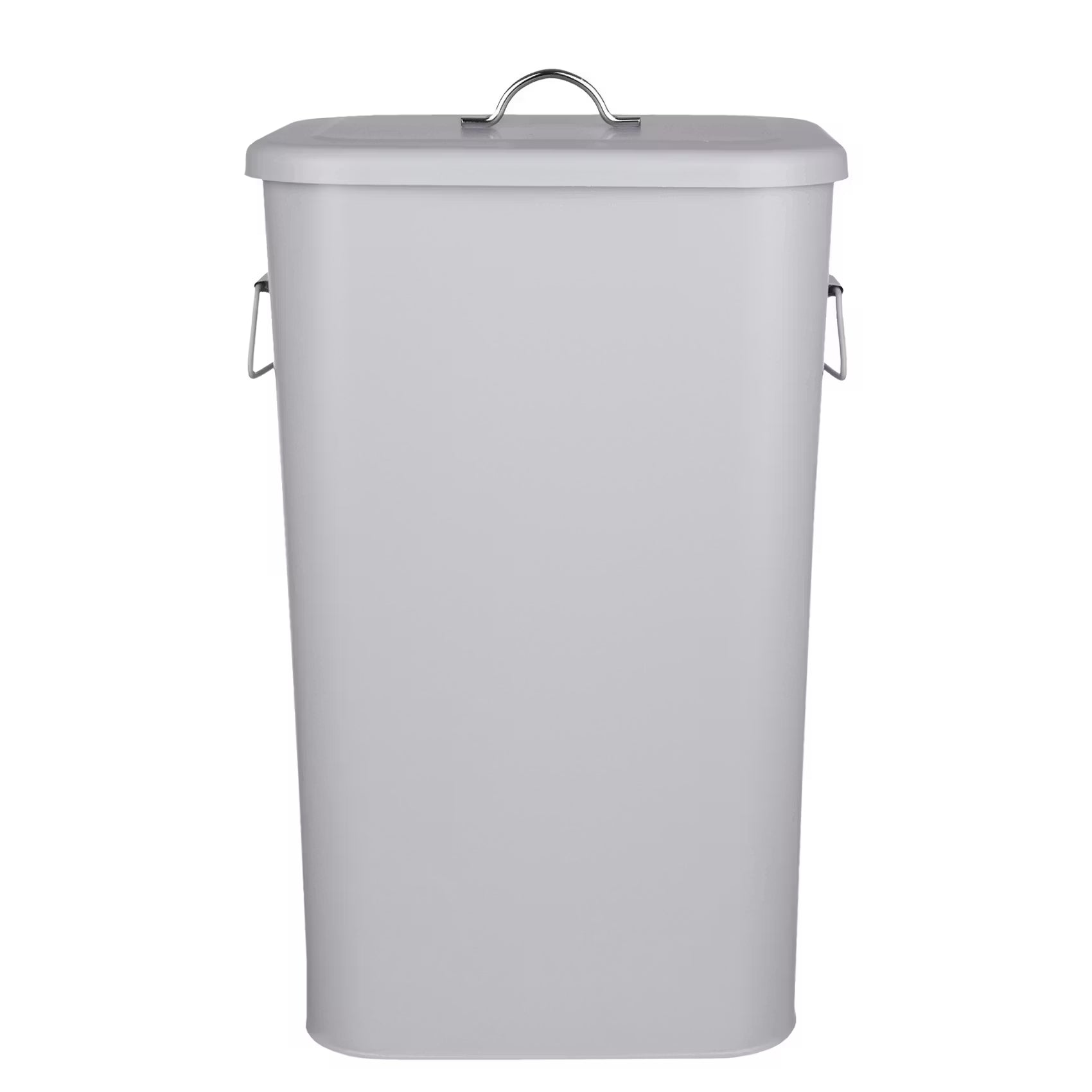 BINSTER Mülleimer - Blech - Grau - Grau