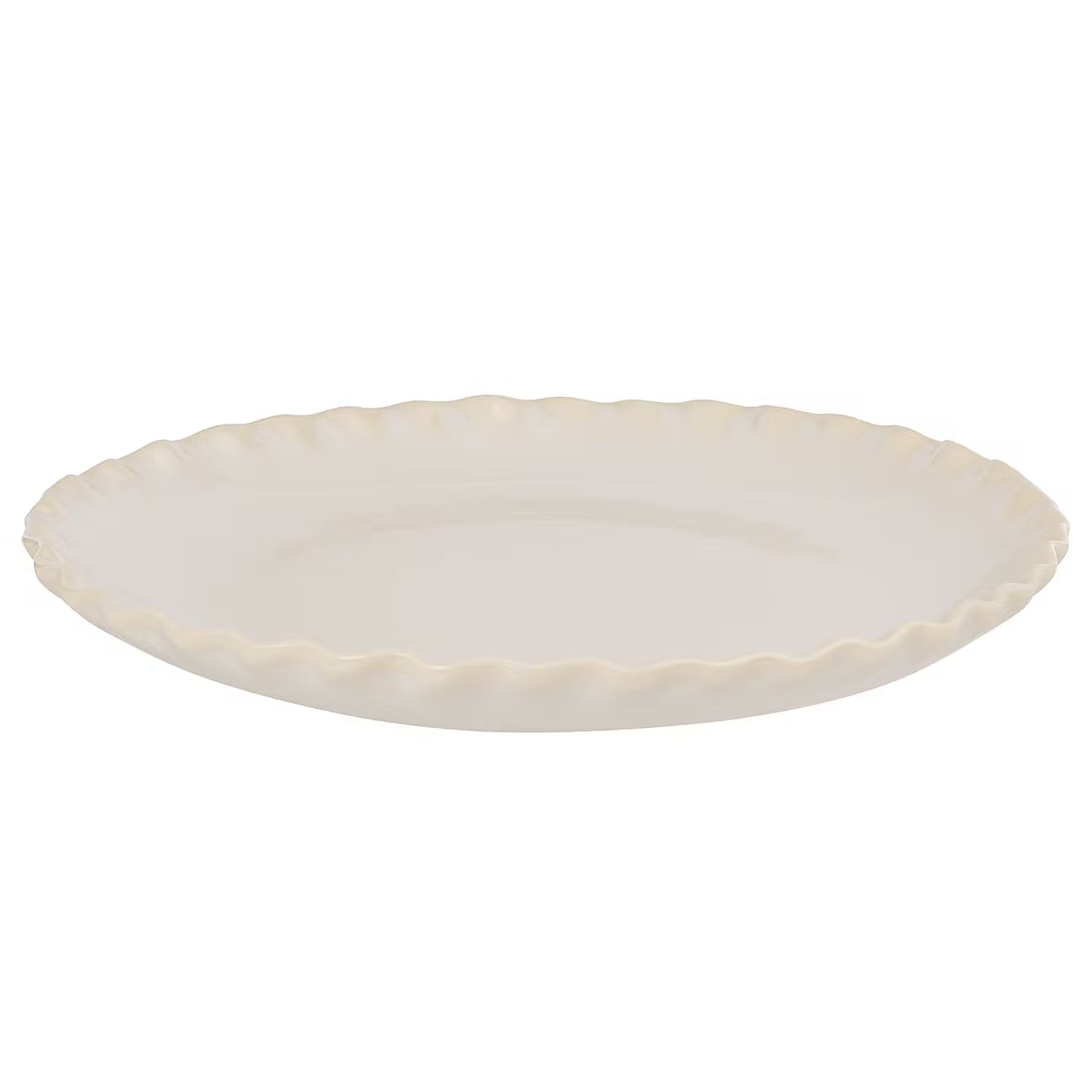 FLORENCE Teller 6er-Set - Steinzeug - Creme - Durchmesser: 28 cm