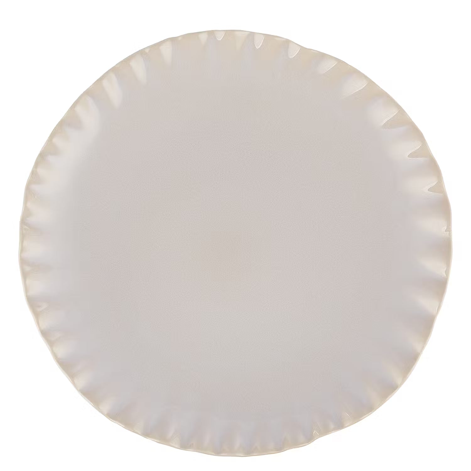 FLORENCE Teller 6er-Set - Steinzeug - Creme - Durchmesser: 23 cm