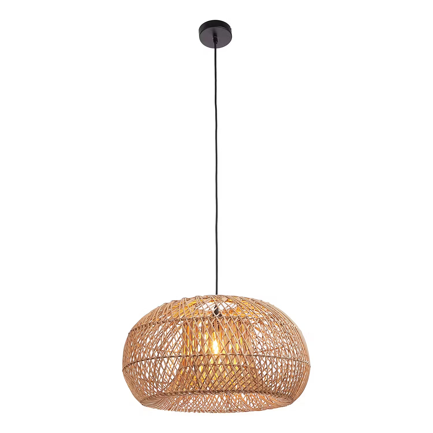 CALAMUS Hängeleuchte - Rattan - 1-flammig
