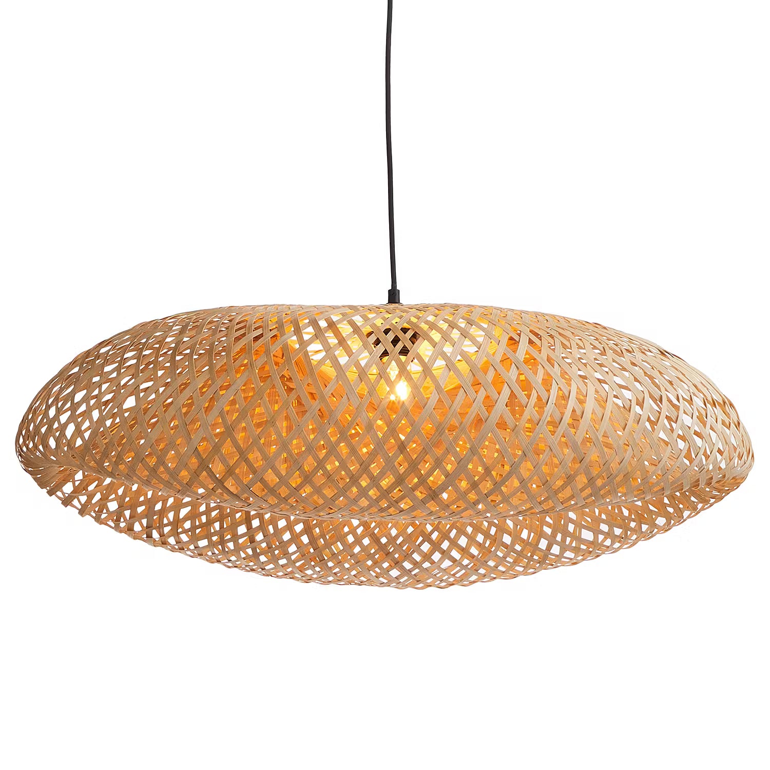 Hängeleuchte MISAKI - Bambus - 1-flammig - 75 x 30 cm