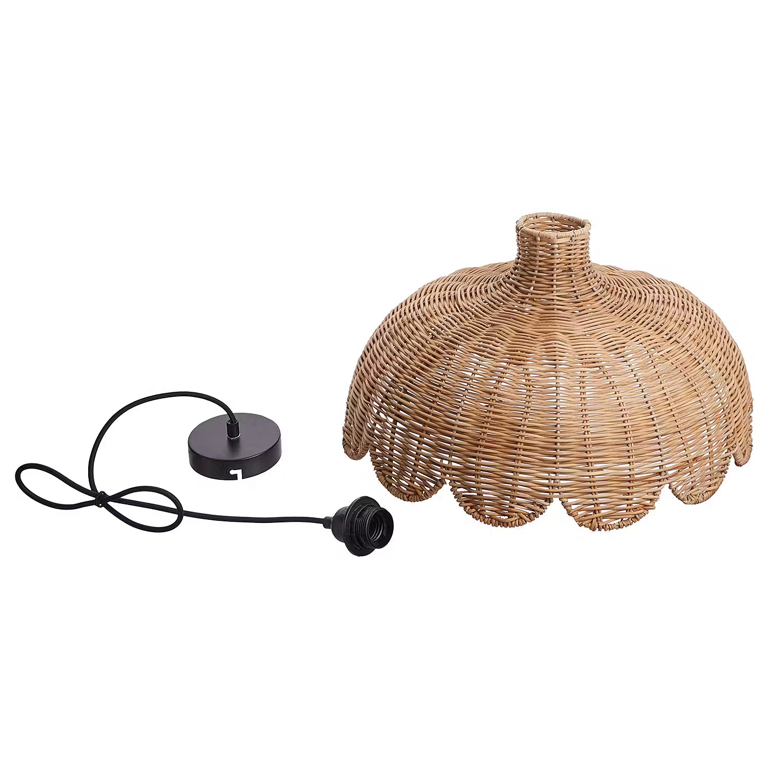 BLOMMA Hängeleuchte - Rattan - 1-flammig