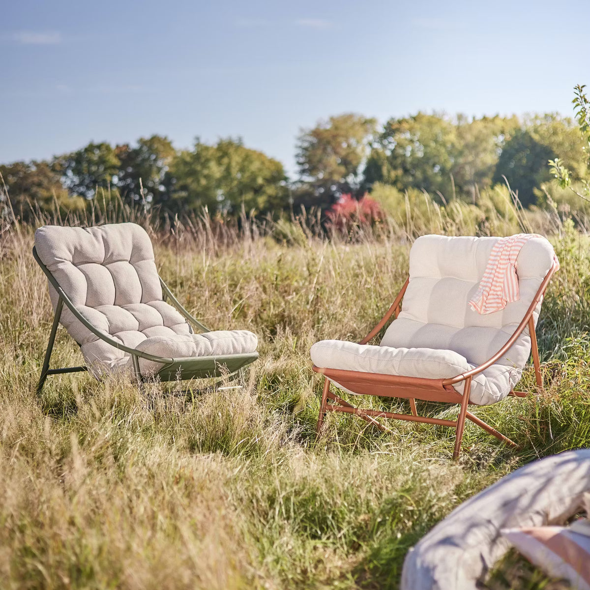 COZY TOWN Sessel mit Kissen