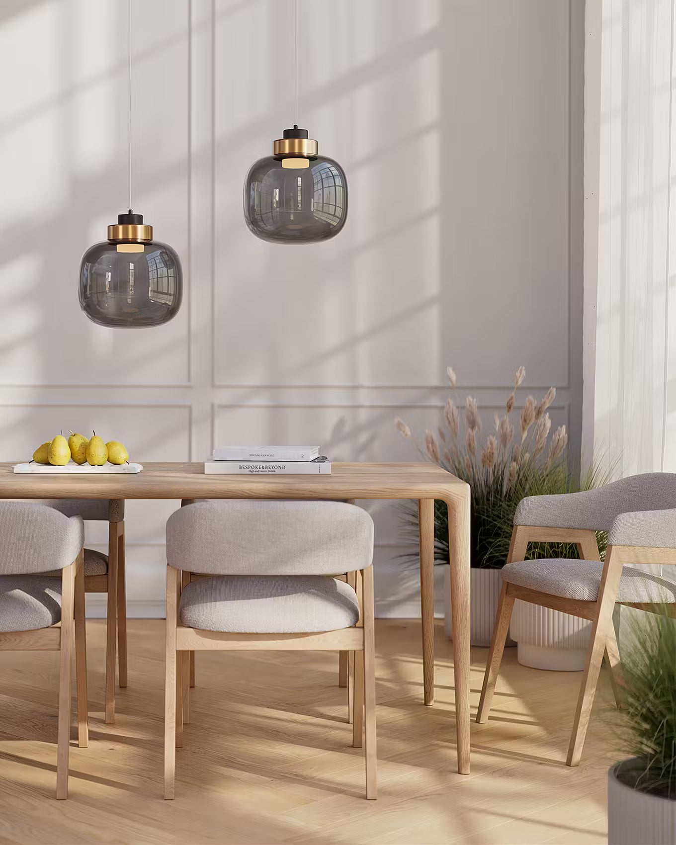 EXEMLAR Pendelleuchte Smoky